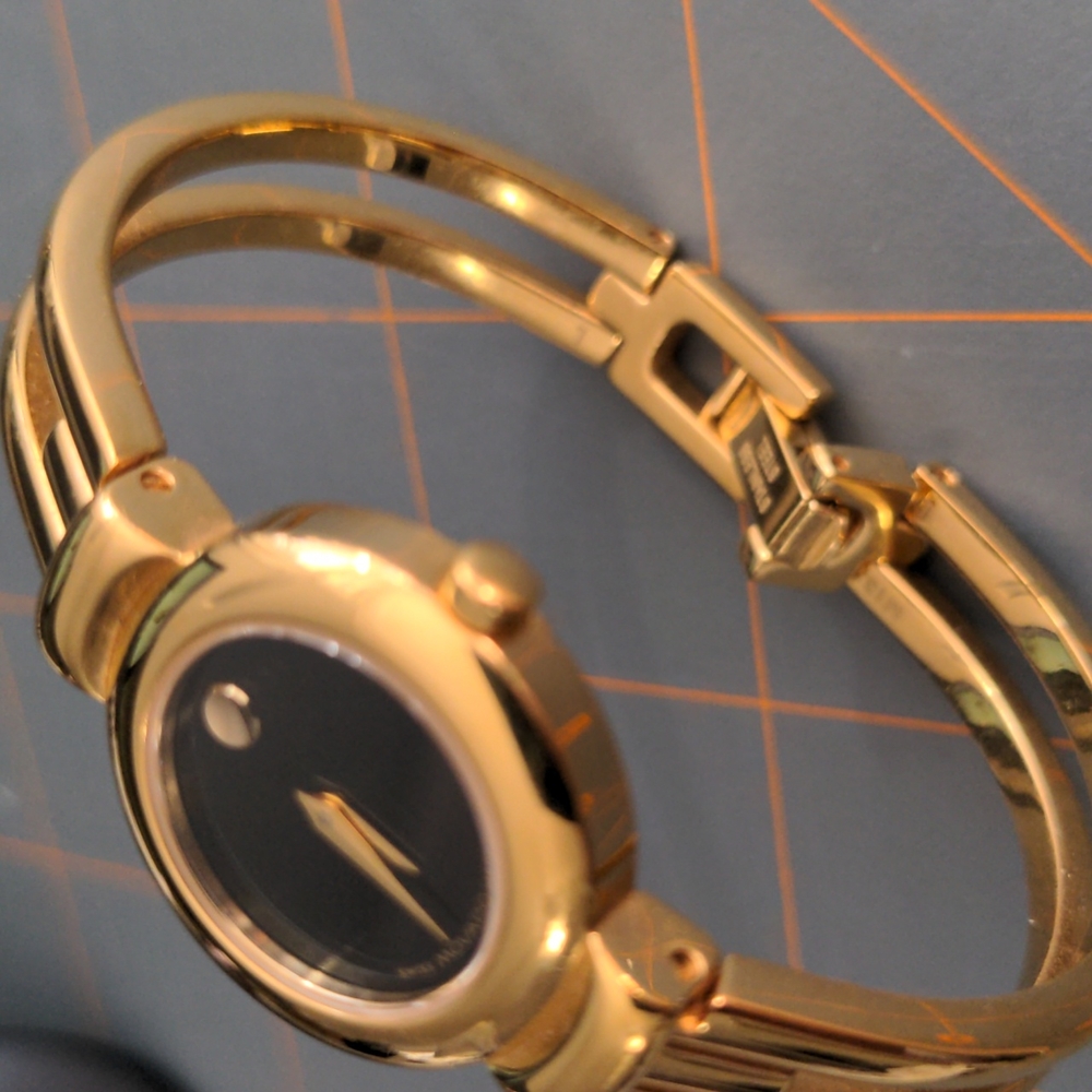 Movado Gold Bangle watch
